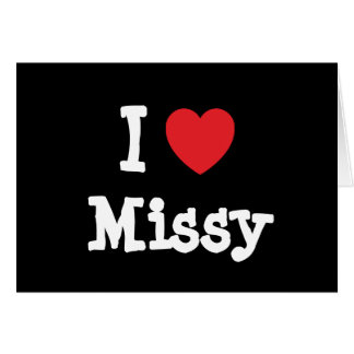 Me encanta la camiseta del corazón de Missy