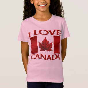Me encanta la camiseta del Día de Canadá de recuer