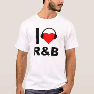 Me encanta la camiseta divertida de R&B