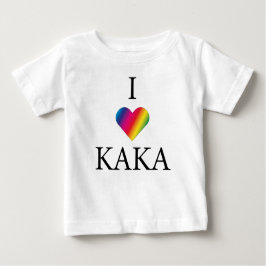 ME ENCANTA LA Camiseta KAKA RAINBOW HEART Baby