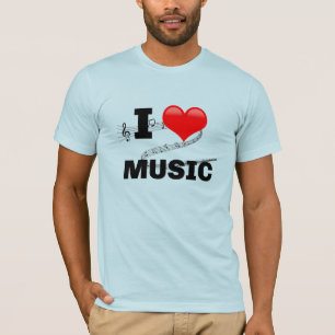 Me encanta la camiseta musical