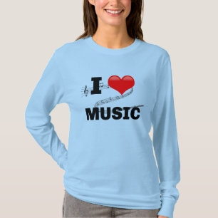Me encanta la camiseta musical