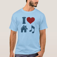 Me encanta la camiseta musical de House | Dance Ib