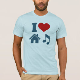Me encanta la camiseta musical de House | Dance Ib