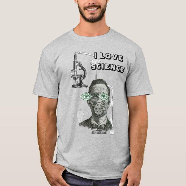 ME ENCANTA LA Ciencia Mayor Médica de la Camiseta  (Anverso)