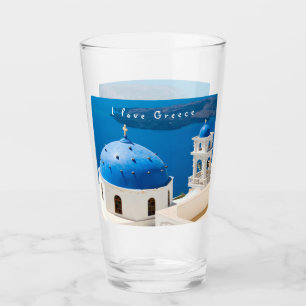 Me encanta la Iglesia de Grecia Santorini foto azu