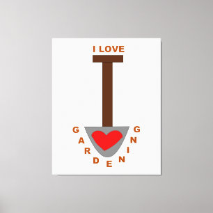 Me encanta la impresión de lienzos de tela de past