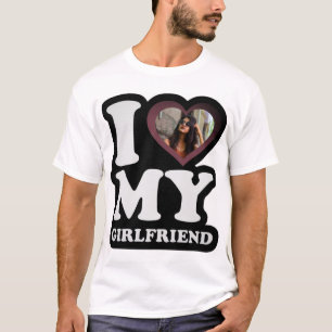 Me encanta la niebla de mi novia - camiseta con fo