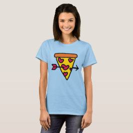 Me encanta la pizza para siempre camiseta