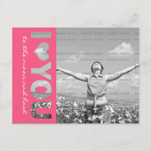 Me encanta la plantilla de postales de fotos perso