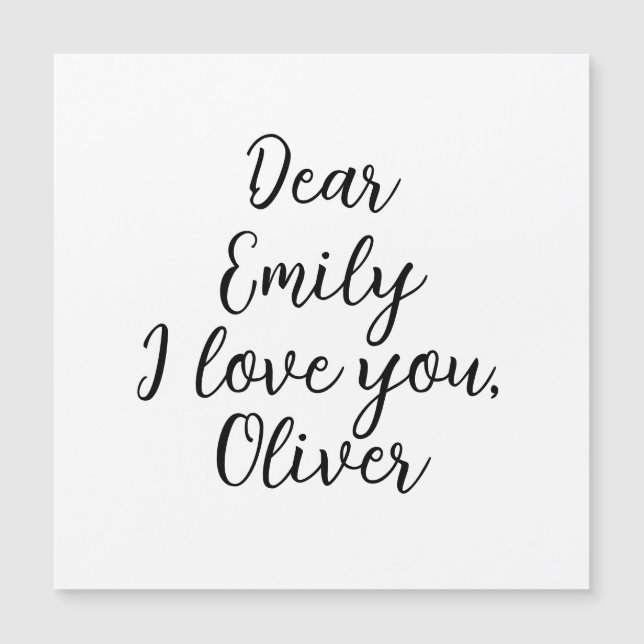 Me encanta la plantilla de texto (Anverso)