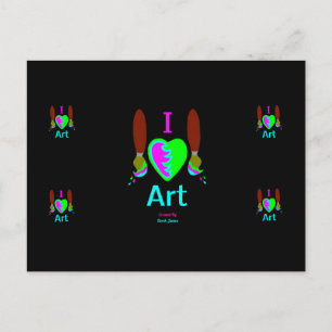Me encanta la postal de arte