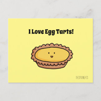 Me encanta la postal de las tartas de huevo