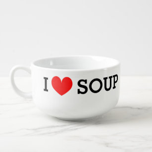Me encanta la sopa. Un divertido tazón para los am