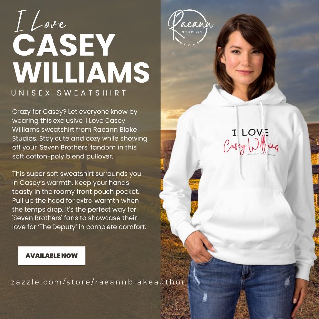 Me encanta la sudadera con capucha de Casey Willia (Subido por el creador)