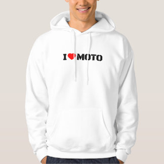 Me encanta la sudadera con capucha de moto