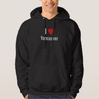 Me encanta la sudadera negra de Vancouver