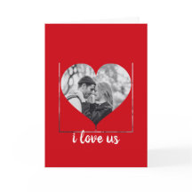 Me encanta la tarjeta plegada de bienvenida de fot