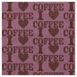 ¡Me encanta la tela de café!