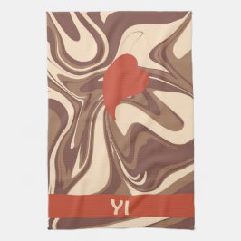 Me encanta la toalla de cocina de capuchino