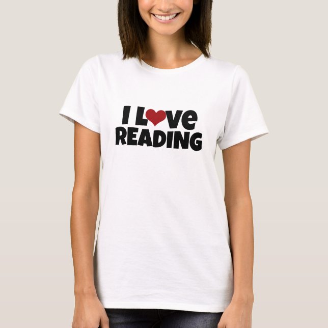 ME ENCANTA LEER Camiseta (Anverso)