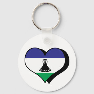 Me encanta llavero de Lesotho
