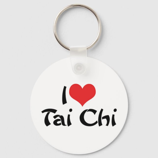 Me encanta llavero de Tai Chi (Anverso)