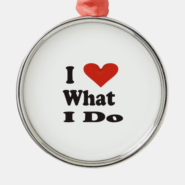 Me Encanta Lo Que Hago Ornamento Cerámico (Frente)