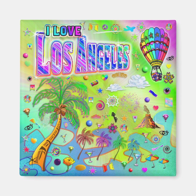 Me encanta Los Ángeles Imán de melodía eterna (Frente)