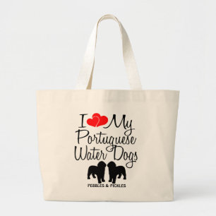 Me Encanta Mi Bolsa De Dos Perros De Agua Portugue