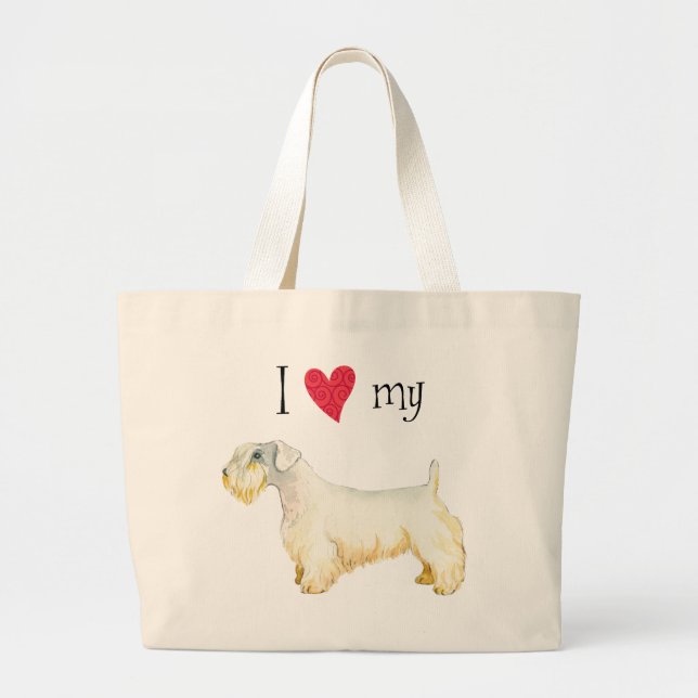 Me encanta mi bolsa de tocador Sealyham Terrier (Frente)
