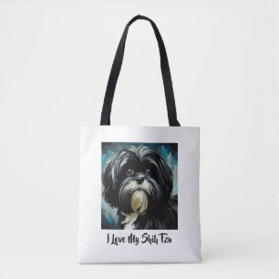 Me Encanta Mi Bolsa De Tote Shih Tzu