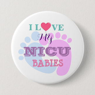 Me encanta mi botón de bebés de la NICU