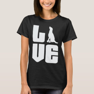 Me encanta mi camiseta de Labrador Retriever Perro