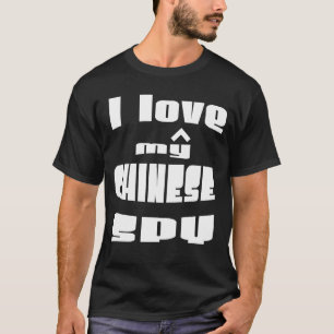 Me encanta mi camiseta espía china
