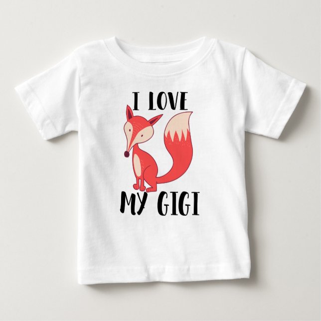 Me encanta mi camiseta Gigi Baby (Anverso)