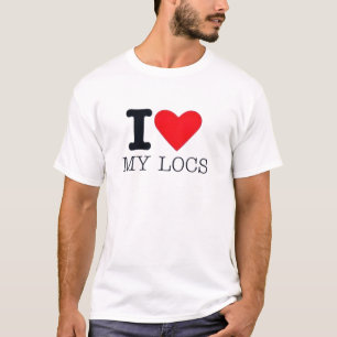 Me encanta mi camiseta gráfica de amor por rastas