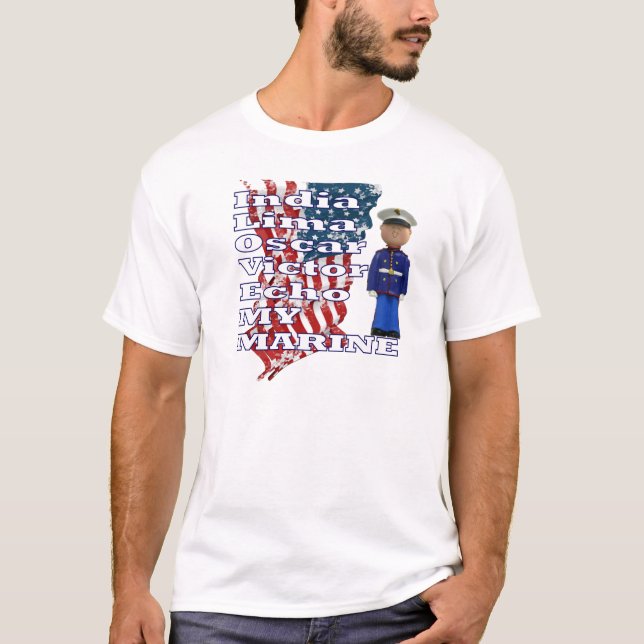 ME ENCANTA MI CAMISETA MARINA (Anverso)