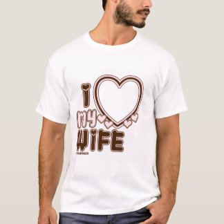 Me encanta mi camiseta Personalizado de la mujer e