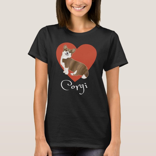 ¡Me encanta mi Corgi! Camiseta (Anverso)