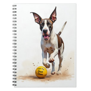 Me encanta mi cuaderno de Gran Danés