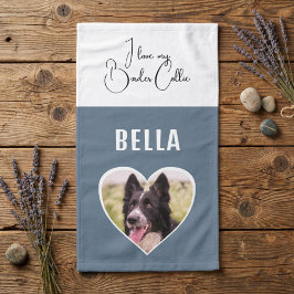 Me encanta mi foto de perro collie en la frontera 