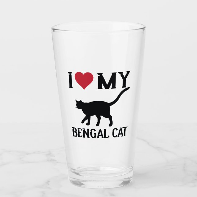Me encanta mi gato bengalí (Anverso)