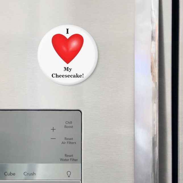 Me Encanta Mi Imán De Pastel De Bienvenida (In situ (nevera))