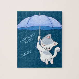 "ME ENCANTA MI KITTY" rompecabezas con el nombre d