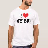 Me Encanta Mi Mejor Amigo Por Siempre Camiseta BFF
