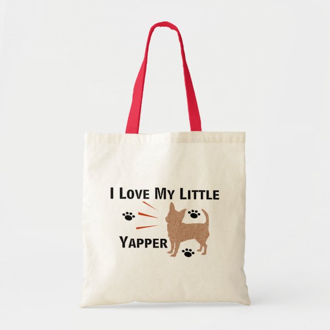 Me encanta mi pequeña bolsa de yapper tote (chi) (Frente)