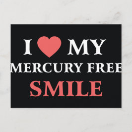 Me encanta mi postal de sonrisa sin mercurio
