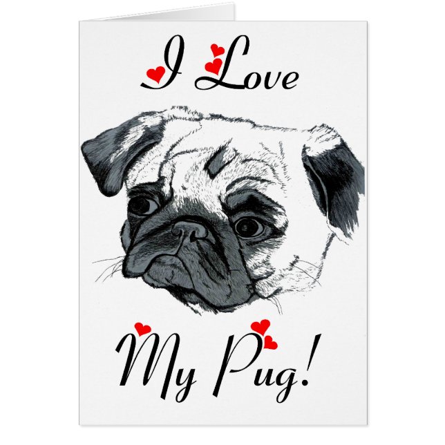 ¡Me Encanta Mi Pug! Cuto (Frente)