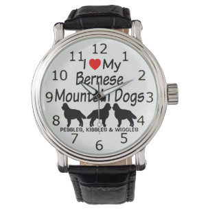 Me encanta mi reloj de perros de montaña Bernese